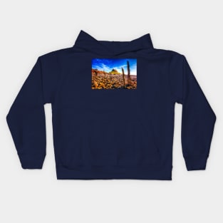 Lindisfarne Castle Holy Island, Northumberland, UK Kids Hoodie